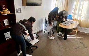 La sede de la Revolución Ciudadana se ubica en el centro norte de la capital.