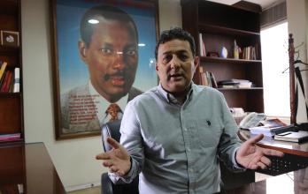 Geovanni Atarihuana es director nacional del partido Unidad Popular y exasambleísta constituyente de Montecristi, en 2008.