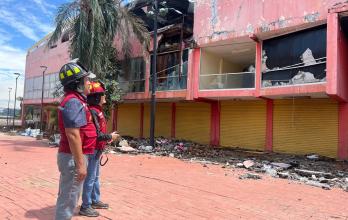 EDIFICIO MULTICOMERCIO INCENDIO