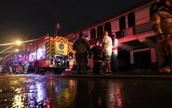 Incendio de autos en Guayaquil