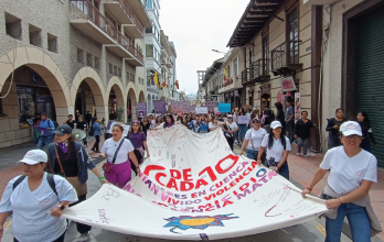 Colectivas feministas convocan a la marcha por el Día Internacional de la Mujer en Cuenca.
