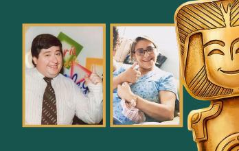 Mimo Cava y Amparo Guillén.