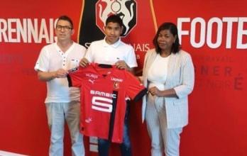 Elias Legendre Quiñonez, delantero de Rennes, es hijo de madre ecuatoriana y padre francés.