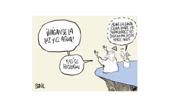 CARICATURA BONIL SOBRE CRISIS ENERGETICA