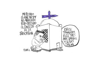 CARICATURA BONIL DAMIAN LARCO