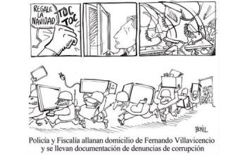 Bonil caricatura de Fernando Villavicencio