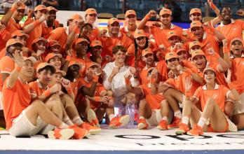 Jannik Sinner Celebrando