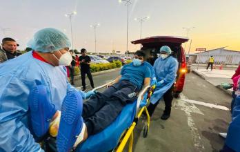 Jordy presenta una lesión en la pierna derecha y una infección bacteriana que obligó a su traslado inmediato