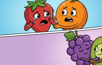 Frutas y verduras protagonizan melodramas breves creados con inteligencia artificial