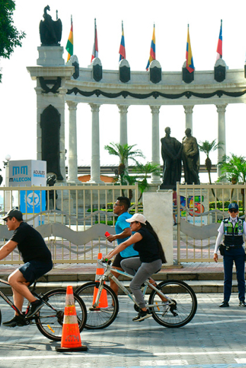 Ruta Centro ciclistas bicicletas movilidad Rotonda 4 may 25 CORTESÍA