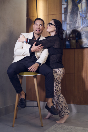 Belén Franco y Eduardo Andrade.