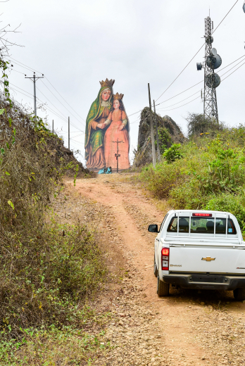 mirador de Santa Ana y la Virgen en Samborondón