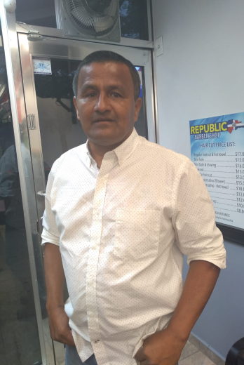 Pedro Mite, exjugador del Emelec, que reside en Estados Unidos.