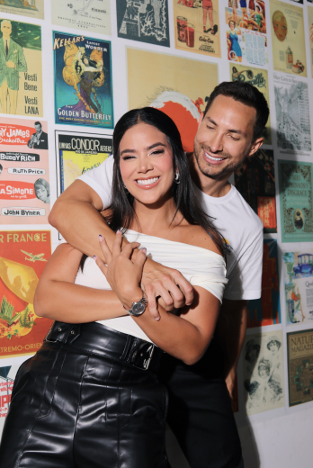 Eduardo Andrade.y Michela Pincay.