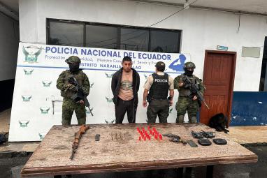 Un operativo ejecutado de manera simultánea en cinco cantones de la provincia del Guayas