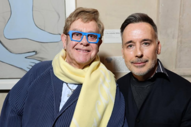 Elton John y su esposo, David Furnish.