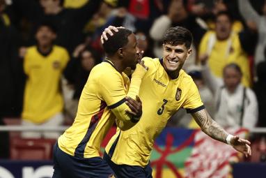 Ecuador, Amistoso Ecuador,