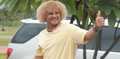 Carlos Valderrama, histórico capitán de la selección colombiana.