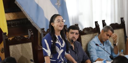 POSESIONAMIENTO DE LA VICEALCALDESA BLANCA LÓPEZ, EN EL SALONDE LA CIUDAD, 15 DE MAYO  DEL 2023- AMELIA ANDRADE Guayaquil-Ecuador Agencia (Ag-ecpreso)