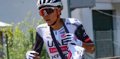 Oportunidad. El juvenil llegó recién este año al UAE y ya fue el tercer mejor latino en el Giro dell’Appennino y segundo en Aosta.