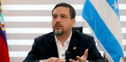El prefecto Carlos Encalada conversó con EXPRESO este 3 de julio del 2026.