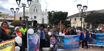 Familiares y personas cercanas a Carolina Pérez realizaron marchas y vigilias en busca de respuestas.