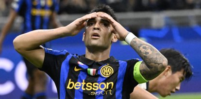 Lautaro Martínez, delantero argentino del Inter de Milán.