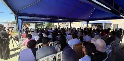 Este 18 de octubre se realizó la asamblea consultiva a la comunidad para la construcción de la PTAR Tumbaco-Cumbayá.