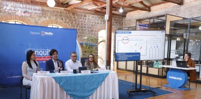 Autoridades municipales presentaron los detalles de la Feria de Empleo ConQuito, que ofrecerá 3.649 vacantes y reunirá a 103 empresas en Quito.