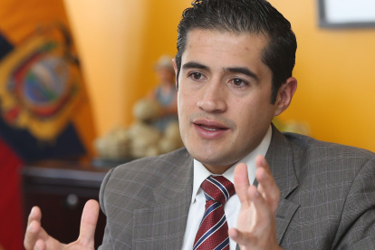 Ministro de Economía y Finanzas, Richard Martínez. 23 de agosto del 2018.