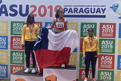Dos ecuatorianas subieron al podio de los Juegos Sudamericanos Escolares.