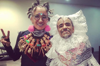 Andrea Echeverri y Rubén Albarrán.