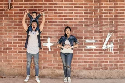 La familia Vitanis West: Danilo, Danilo bebé y Dora