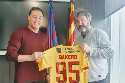 Alfaro se reunió con José Marí Bakero, Secretario Técnico de la Masía.