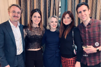 El actor Tom Felton actualizó su cuenta de Instagram con las imágenes de la reunión.