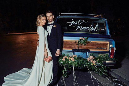 Los esposos, ambos de 32 años subieron a sus redes la gran noticia.