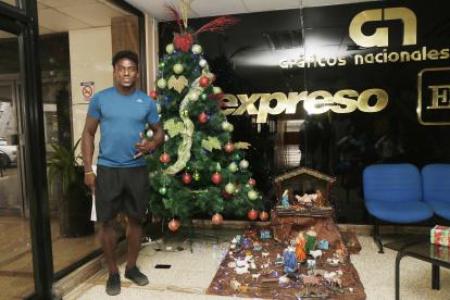 El atacante campeón con Delfín visitó las instalaciones de Granasa en su entrevista con Expreso.