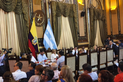 La sesión del Concejo Cantonal de este jueves 9 de enero de 2019.