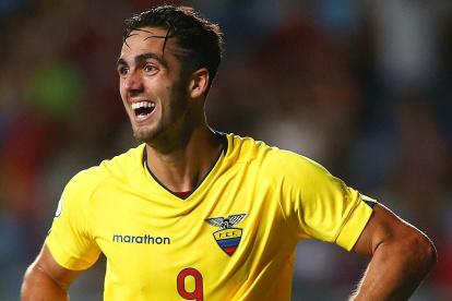 Leonardo Campana, delantero ecuatoriano, brilló con la Tri sub-20 en el último Sudamericano, algo que no pasó en el Mundial.