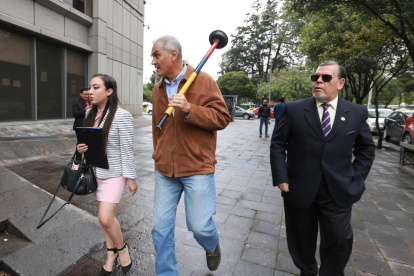 Fabricio Correa acudió este miércoles a la Fiscalía General del Estado.