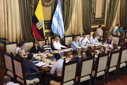 La sesión. El debate a la reforma a la Ordenanza de Estímulo a la Transportación Eléctrica, se realizó en Guayaquil.