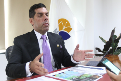 Raúl Ledesma, ministro del Ambiente.