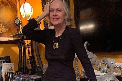 La nonagenaria artista presume de su figura en las redes sociales.