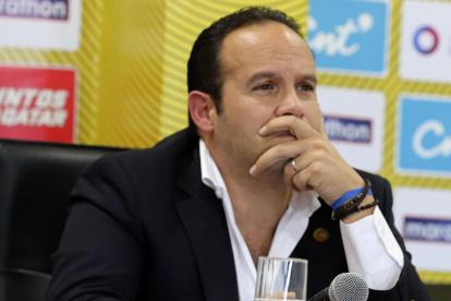 Francisco Egas, presidente de la FEF, evaluó lo que implica la postergación de las eliminatorias.