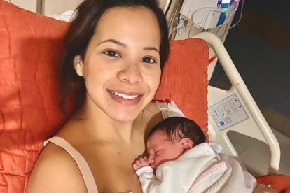 La hija del comunicador deportivo y su nieta