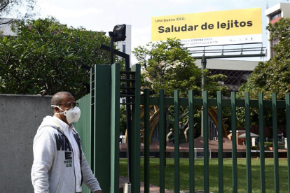 Una escena de Medellín en tiempos de coronavirus.