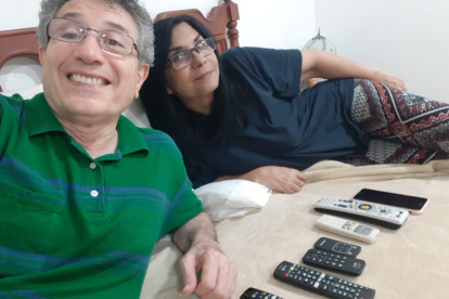 Nerio David y Anita Buljubasich.