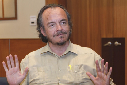 Melvin Hoyos ocupa el cargo de director de Cultura municipal desde la alcaldía de León Febres Cordero.