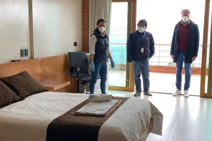 Integrantes del Comité de Operaciones de Emergencia recorrieron las instalaciones de la Casa de la Selección.