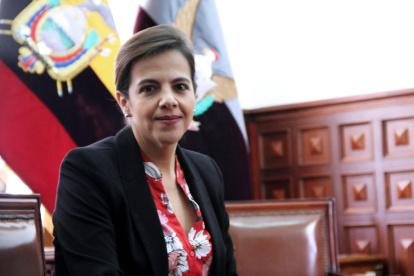 María Paula Romo, ministra de Gobierno.